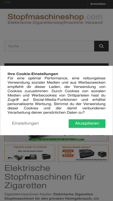 stopfmaschineshop.com