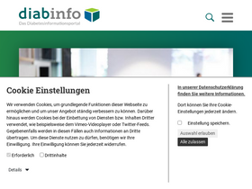 'diabinfo.de' screenshot