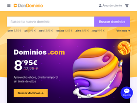 'dondominio.com' screenshot