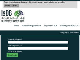 'isdbcareers.com' screenshot