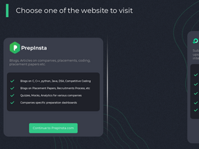 'prepinsta.com' screenshot