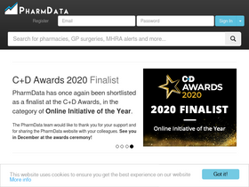 'pharmdata.co.uk' screenshot