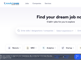'naukri.com' screenshot