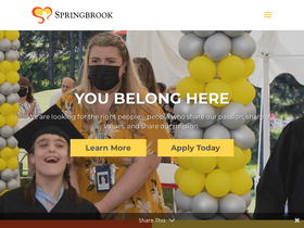 'springbrookny.org' screenshot
