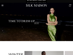 'silkmaison.com' screenshot