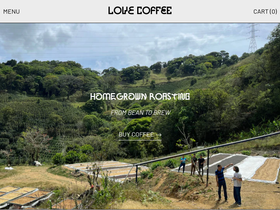 lovecoffee.se homepage screenshot