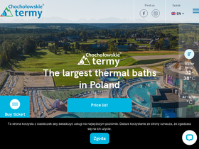 'chocholowskietermy.pl' screenshot
