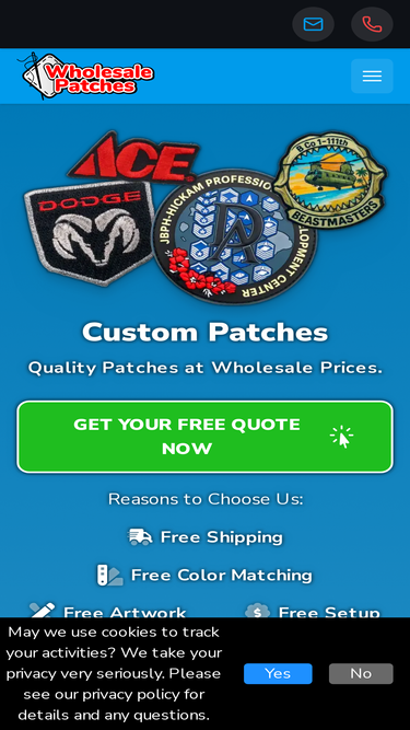 wholesalepatches.com
