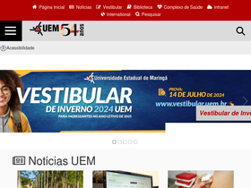 'npd.uem.br' screenshot