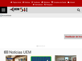 'npd.uem.br' screenshot