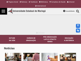 'uem.br' screenshot