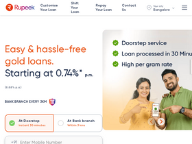 'rupeek.com' screenshot