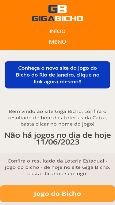 Resultado da Loteria Federal do Jogo do Bicho - Giga Bicho