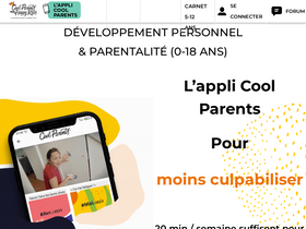 'coolparentsmakehappykids.com' screenshot