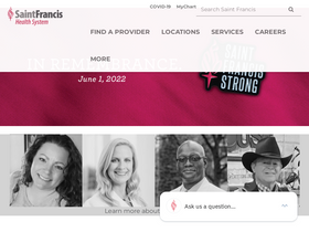 'saintfrancis.com' screenshot