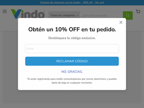 Vindo website screenshot