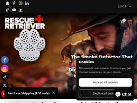 rescueretriever.com homepage screenshot