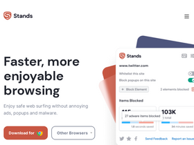 'standsapp.org' screenshot