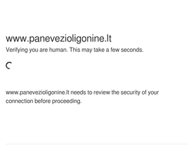 'panevezioligonine.lt' screenshot