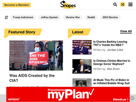 'snopes.com' screenshot