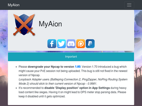 'myaion.eu' screenshot