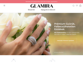 'glamira.hu' screenshot