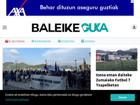 'baleike.eus' screenshot