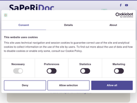 'saperidoc.it' screenshot