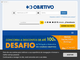 'objetivo.br' screenshot