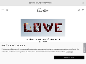 'cartier.com.br' screenshot