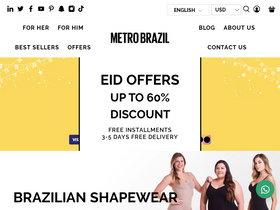'metrobrazil.com' screenshot