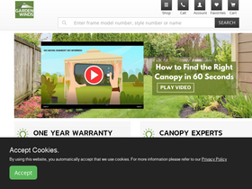 'gardenwinds.com' screenshot