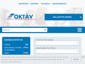 'oktav.hu' screenshot