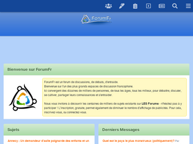 'forumfr.com' screenshot
