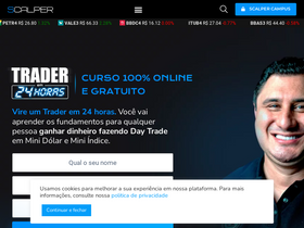 'scalper.com.br' screenshot