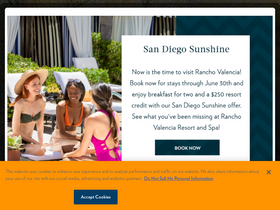 'ranchovalencia.com' screenshot
