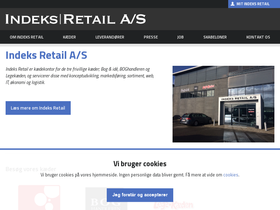 'indeksretail.dk' screenshot