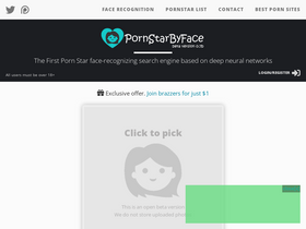 'pornstarbyface.com' screenshot