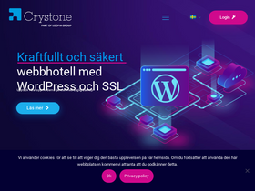 'crystone.se' screenshot