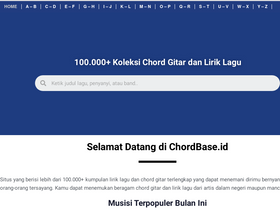 'chordbase.id' screenshot