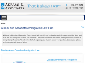 'thevisa.ca' screenshot
