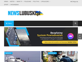 'newslubuski.pl' screenshot