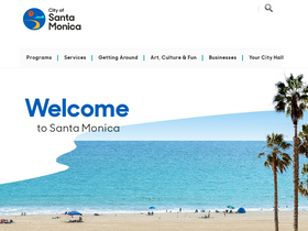 'santamonica.gov' screenshot