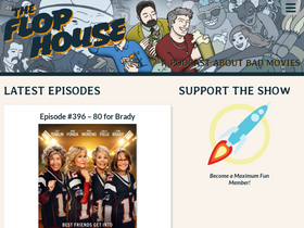 'flophousepodcast.com' screenshot