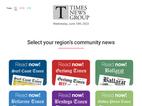 'timesnewsgroup.com.au' screenshot