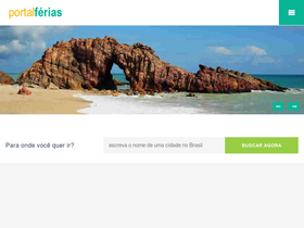 'ferias.tur.br' screenshot