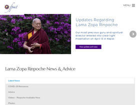 'fpmt.org' screenshot