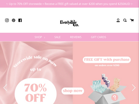 everydayco.com.au homepage screenshot