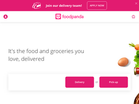 'foodpanda.sg' screenshot