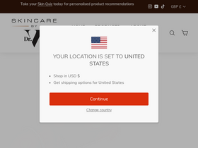 'skincarebydrv.com' screenshot